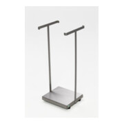 VAR Collecteur de déchets type SH 60 inox fixe pour sacs 60/70 l