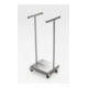 VAR Collecteur de déchets type SHR 120 inox mobile pour sacs 120 l
