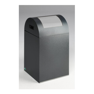 VAR Collecteur de déchets WSG 40 R Corps argent antique Trappe argent 43 l