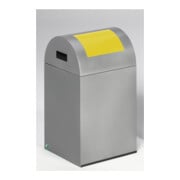 VAR Collecteur de déchets WSG 40 R corps argent, trappe jaune 43 l