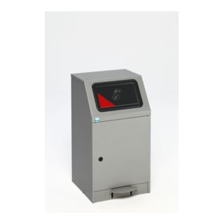 VAR Collecteur de déchets WSG 45 avec pédale, auto-extinguible