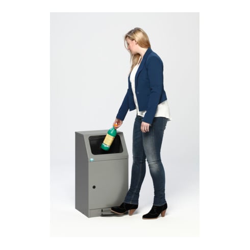 VAR Collecteur de déchets WSG 45 avec pédale, auto-extinguible