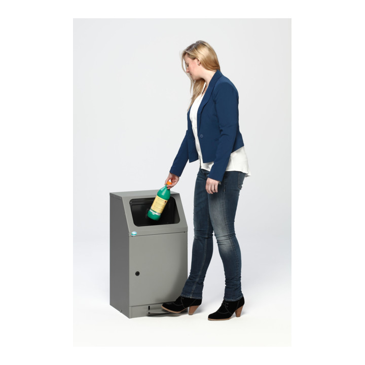 VAR Collecteur de déchets WSG 45 avec pédale, auto-extinguible