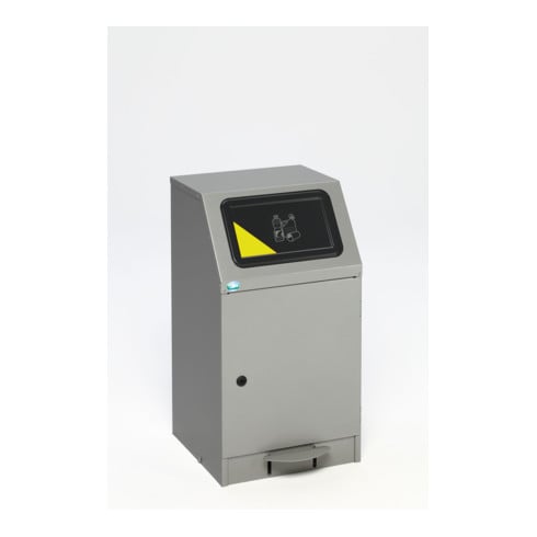 VAR Collecteur de déchets WSG 45 avec pédale, auto-extinguible