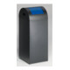 VAR Collecteur de déchets WSG 55 R corps argent antique trappe bleu gentiane 60 l-1