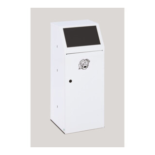 VAR Collecteur de déchets WSG 69 avec porte avant et insert intérieur anthracite 70 l