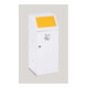 VAR Collecteur de déchets WSG 69 avec porte avant et insert intérieur jaune 70 l-1