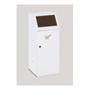 VAR Collecteur de déchets WSG 69 avec porte frontale et insert intérieur marron 70 l