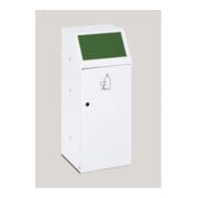 VAR Collecteur de déchets WSG 69 avec porte frontale et insert intérieur vert 70 l