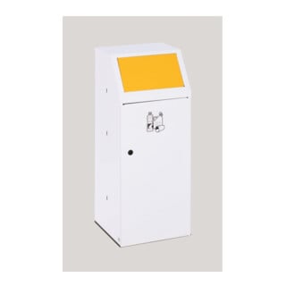 VAR Collecteur de déchets WSG 69 avec trappe avant, anneau de serrage jaune 70 l