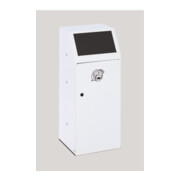 VAR Collecteur de déchets WSG 69 avec trappe d'entrée porte avant, anneau de serrage, anthracite 70 l