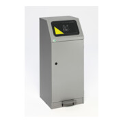 VAR Collecteur de déchets WSG 75 avec pédale auto-extinguible argent 75 l