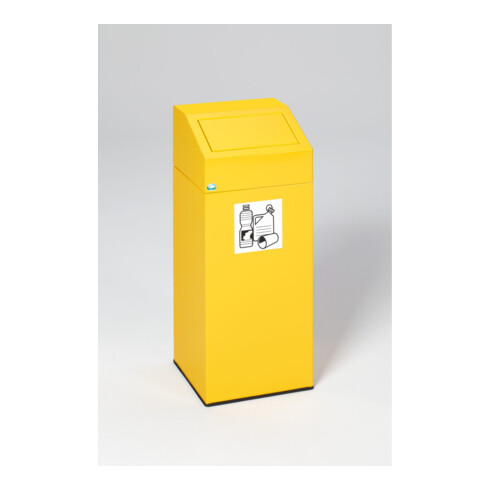 VAR Collecteur de matériaux recyclables jaune 82 l