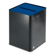 VAR Collecteur de papiers P40-DSGVO, argent antique avec tête bleue