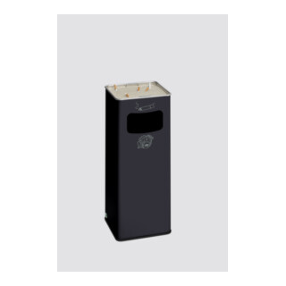 VAR Collecteur déchets/cendrier B 25R anthracite 31,7 l