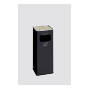 VAR Collecteur déchets/cendrier B 25R anthracite 31,7 l
