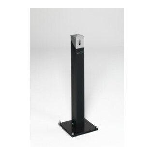 VAR Colonne de cendrier SG 105 E Corps anthracite - Tête argent 2 l