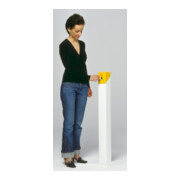 VAR Colonne porte-cendrier SG 105 E corps blanc - tête jaune 2 l