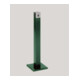 VAR Colonne porte-cendrier SG 105 E corps vert mousse - tête argent 2 l-1