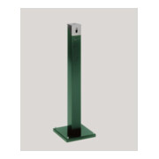 VAR Colonne porte-cendrier SG 105 E corps vert mousse - tête argent 2 l