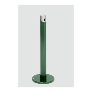 VAR Colonne porte-cendrier SG 105 R corps vert mousse - tête argent 2 l