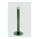 VAR Colonne porte-cendrier SG 105 R corps vert mousse - tête argent 2 l-1