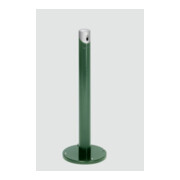 VAR Colonne porte-cendrier SG 105 R corps vert mousse - tête argent 2 l