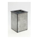 VAR Conteneur à déchets AB 04 aspect pierre/acier inoxydable 80 l-1