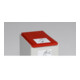 VAR Couvercle pour conteneur plastique 40 l rouge-1