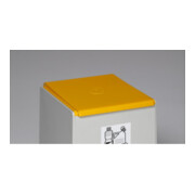 VAR Couvercle pour conteneur plastique 60 l jaune