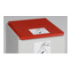 VAR Couvercle pour conteneur plastique 60 l rouge-1