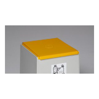 VAR Deckel für Kunststoffcontainer 60 l gelb
