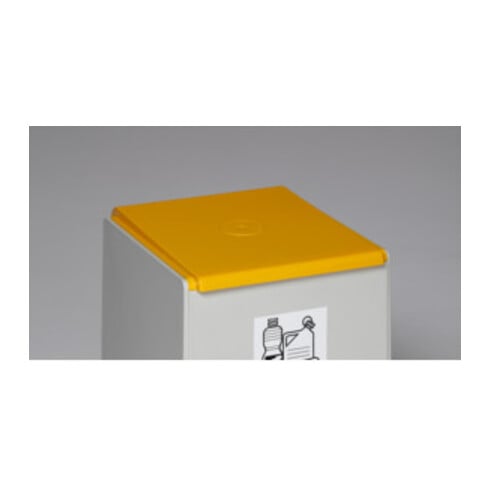 VAR Deckel für Kunststoffcontainer 60 l gelb