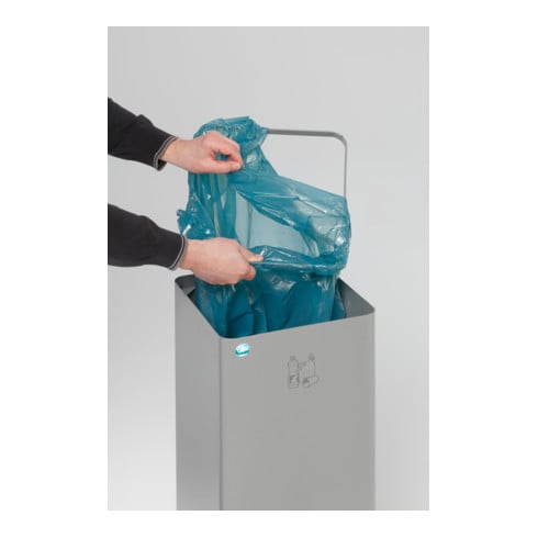 VAR Dispositif de collecte de déchets WSG Quadro 79, couvercle jaune (1023)