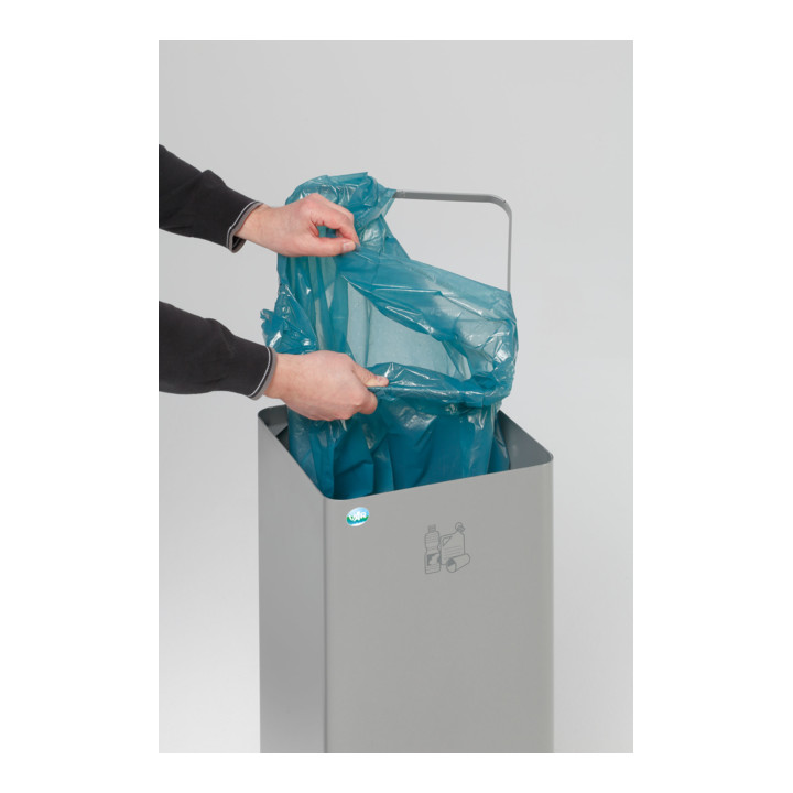 VAR Dispositif de collecte de déchets WSG Quadro 79, couvercle jaune (1023)