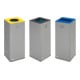 VAR Dispositif de collecte de déchets WSG Quadro 79, couvercle jaune (1023)-4