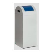 VAR Distributeur de collecte WSG 55 R corps argent, trappe d’insertion bleu gentiane 60 l