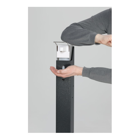 VAR Distributeur de désinfectant pour les mains HDS 105 argent antique