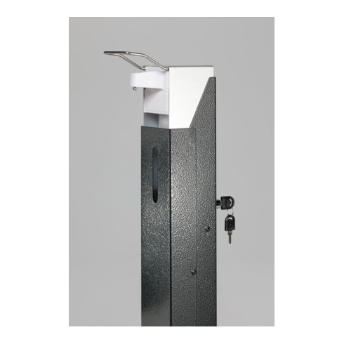 VAR Distributeur de désinfectant pour les mains HDS 105 argent antique