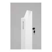 VAR Distributeur de désinfectant pour les mains HDS 105 blanc (RAL 9016) sans tête de distribution-3