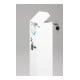 VAR Distributeur de désinfectant pour les mains HDS 120 avec pédale blanc (RAL 9016) revêtu-3