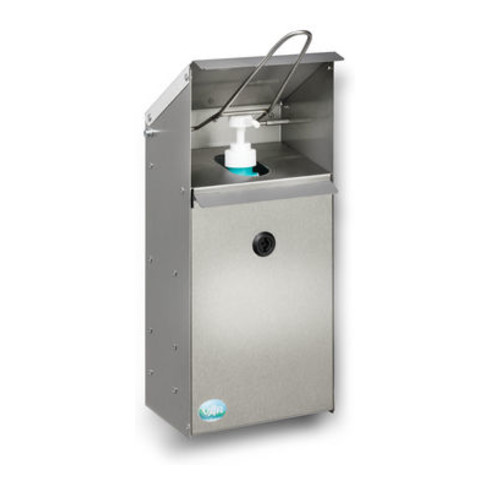 VAR Distributeur de désinfectant pour les mains HDS 41 en acier inoxydable