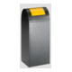VAR Distributeur de recyclage WSG 55 R corps argent antique trappe jaune 60 l-1