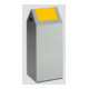 VAR Distributeur de recyclage WSG 55 S corps argent, trappe jaune 60 l-1