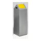 VAR Distributeur de tri WSG 85 S corps argent, trappe jaune 89 l-1