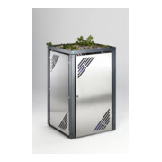 VAR Élément complémentaire MBSE 8 (pour MBS 6) Couvercle de plantation inox-1