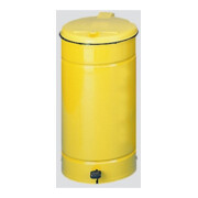 VAR Euro-Pedal Kunststoffdeckel gelb gelb 60 l