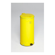 VAR Großvolumiger Abfallsammler (GVA) 66 l mit Fußpedal verkehrsgelb (RAL 1023) 66 l