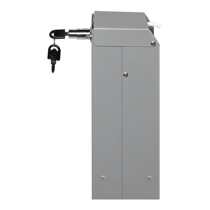 VAR Handdesinfektionsspender HDS 120 mit Pedal silber beschichtet ohne Flasche