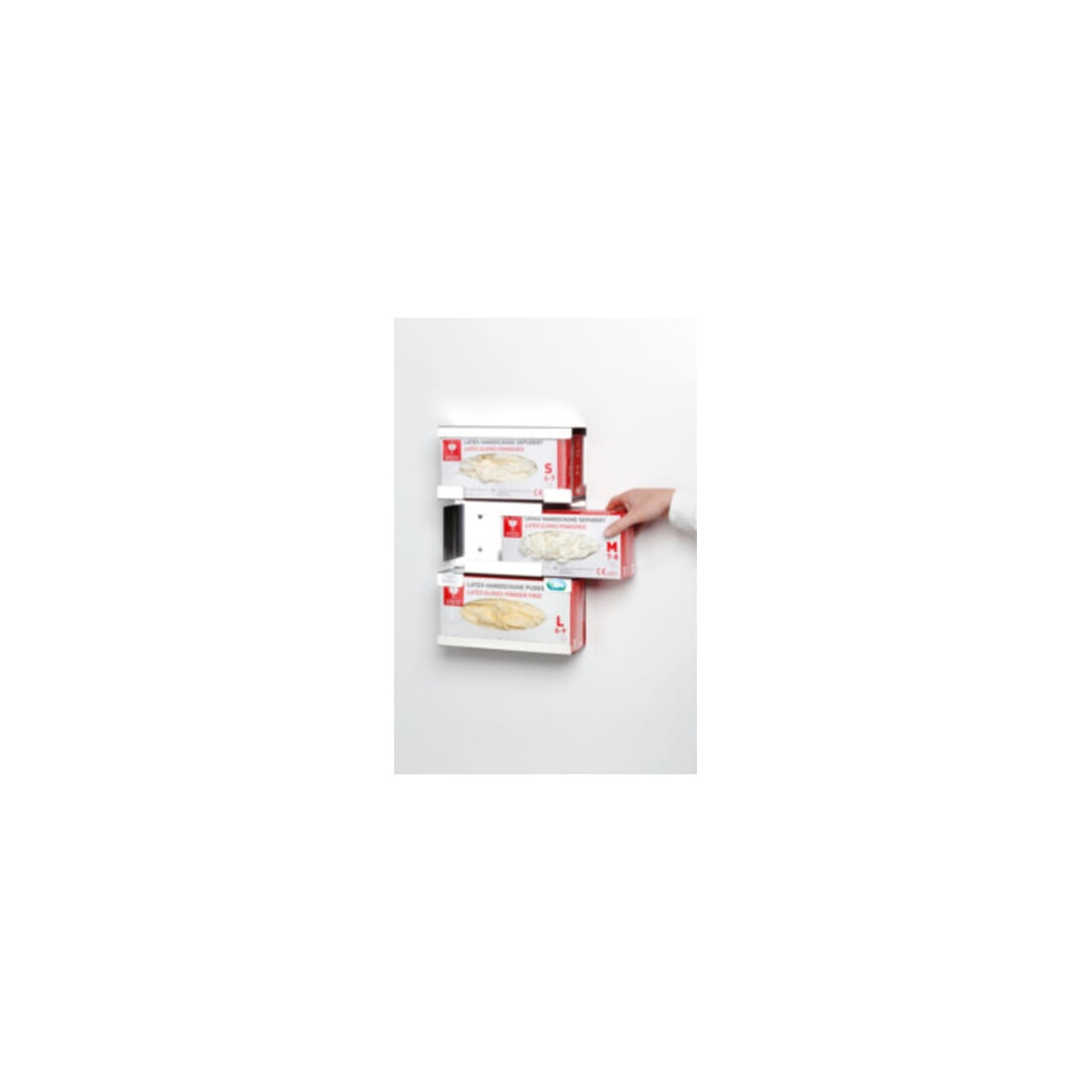 VAR Handschuhhalter Edelstahl dreifach offen